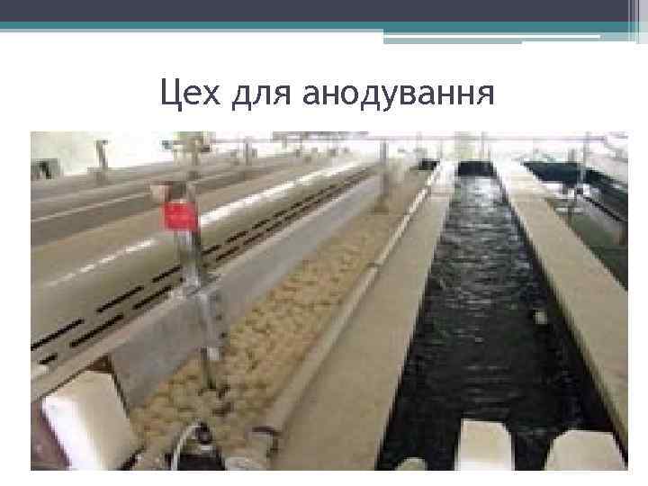 Цех для анодування 