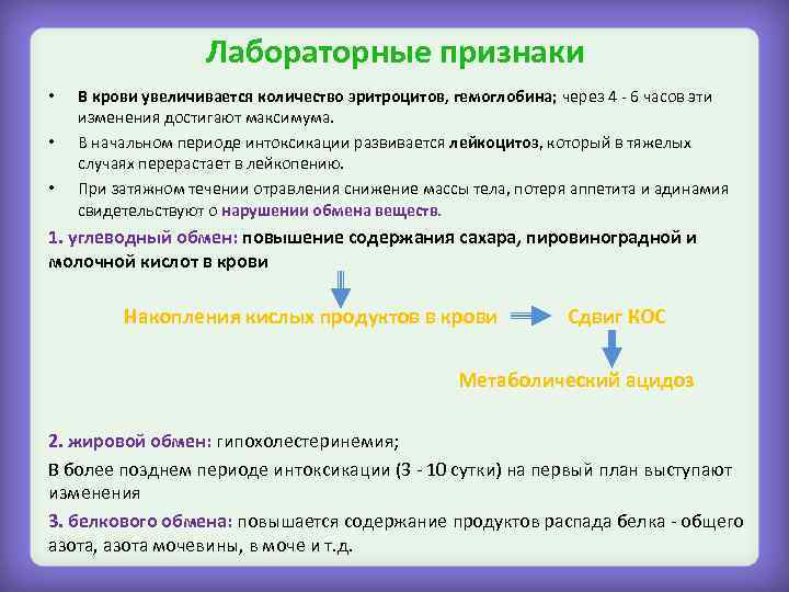 Лабораторные признаки • • • В крови увеличивается количество эритроцитов, гемоглобина; через 4 -
