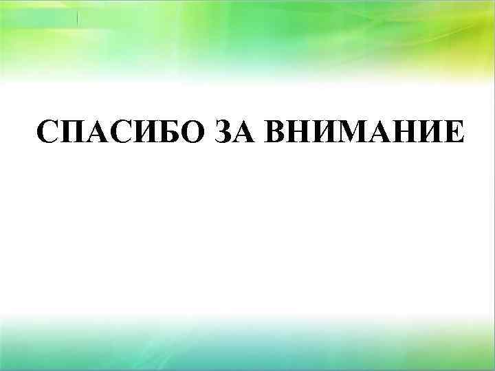 СПАСИБО ЗА ВНИМАНИЕ 