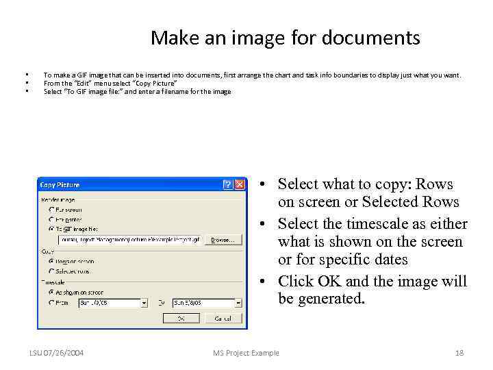 Make an image for documents • • • To make a GIF image that