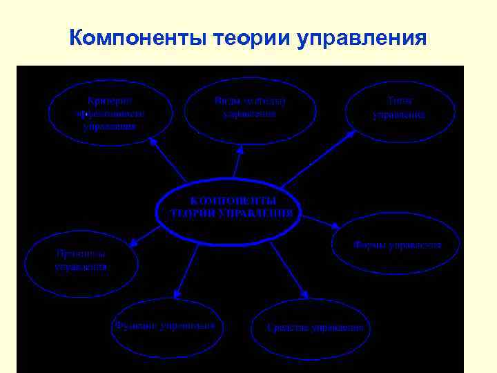 Компоненты теории управления 