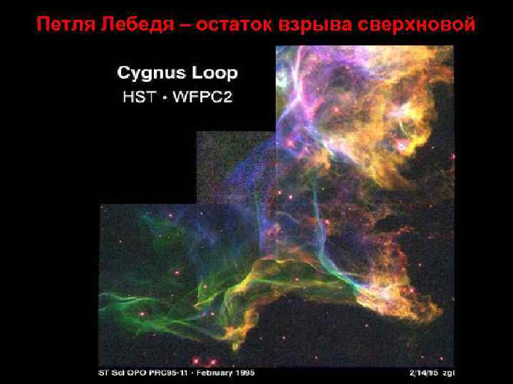 Петля Лебедя – остаток взрыва сверхновой 