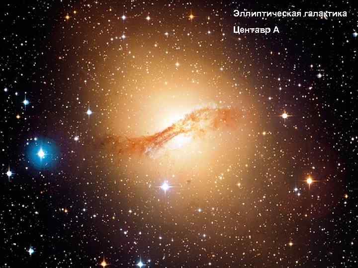 Эллиптическая галактика Центавр А 