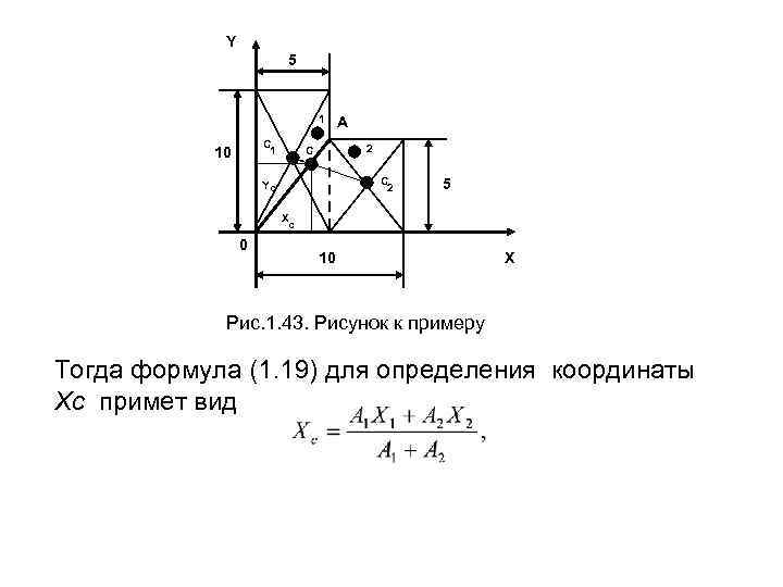 Y 5 1 C 1 10 A 2 C C 2 Yc 5 X
