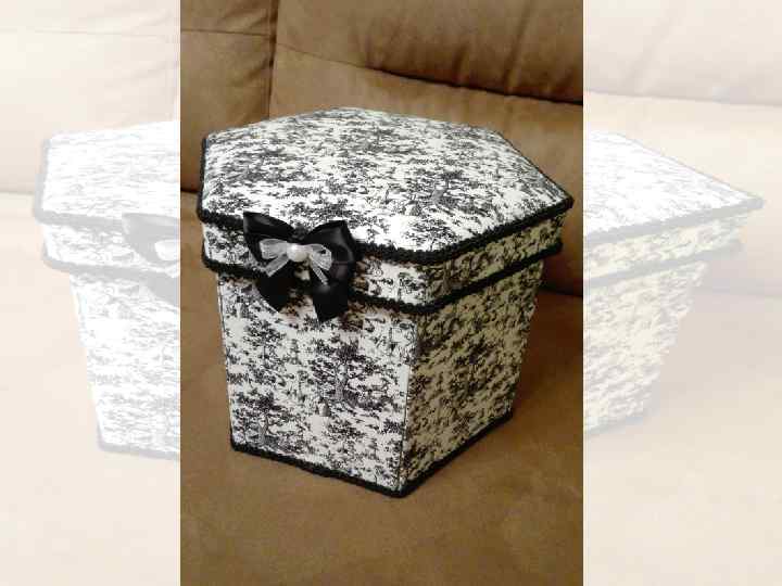 Шкатулка готова. Любуемся результатом. 