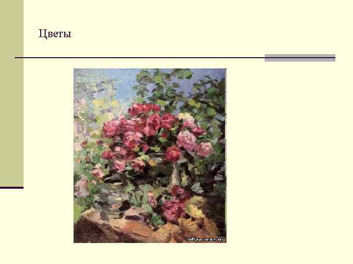 Цветы 