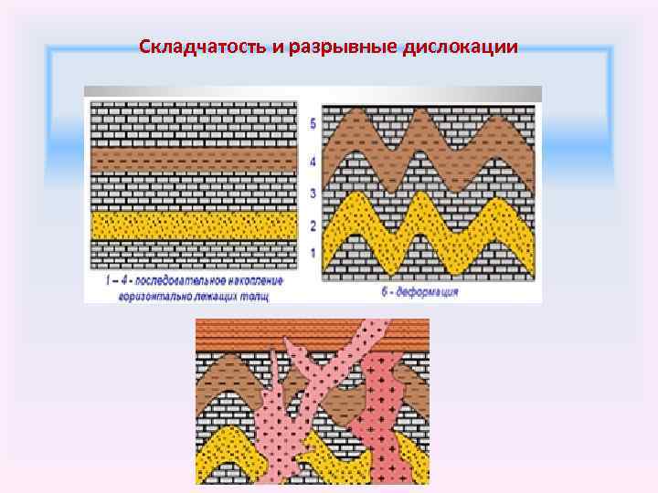 Складчатость это