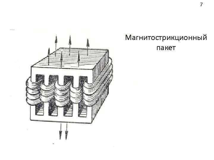 7 Магнитострикционный пакет 