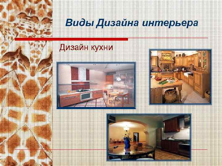 Виды Дизайна интерьера Дизайн кухни 