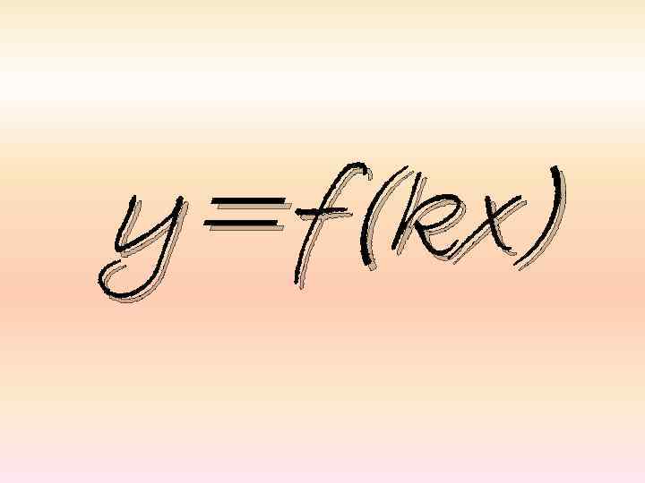 y=f(kx) 
