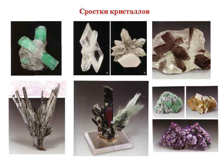 Сростки кристаллов 