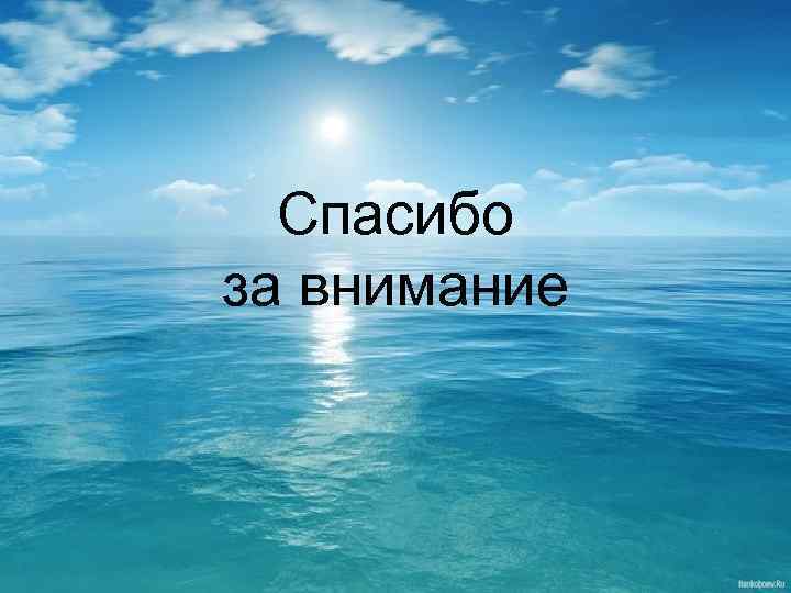 Спасибо за внимание 