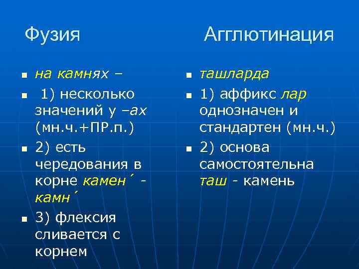 Фузия n n на камнях – 1) несколько значений у –ах (мн. ч. +ПР.