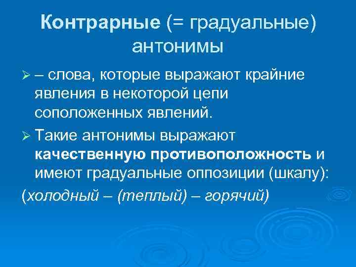 Как называется содержательный план одного из лексико семантических вариантов многозначного слова