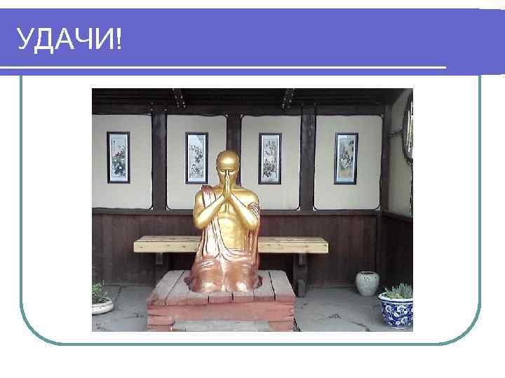 УДАЧИ! 