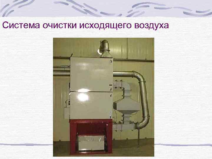 Система очистки исходящего воздуха 