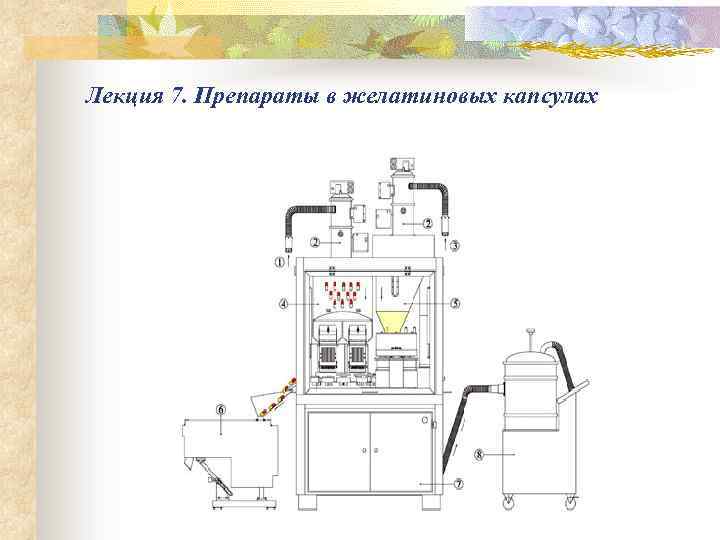 Лекция 7. Препараты в желатиновых капсулах 