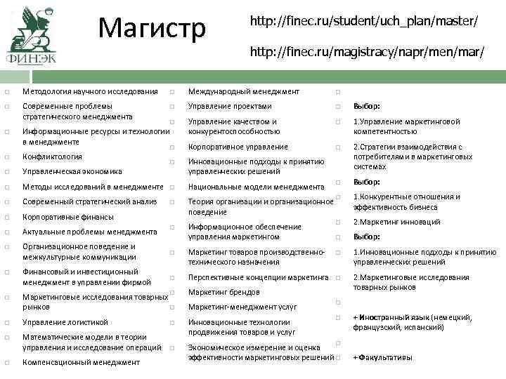 Менеджмент управление проектами специальность