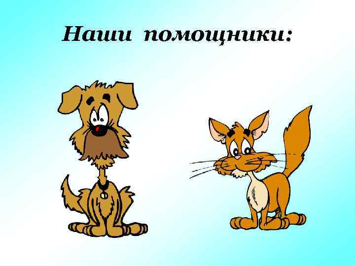 Наши помощники: 