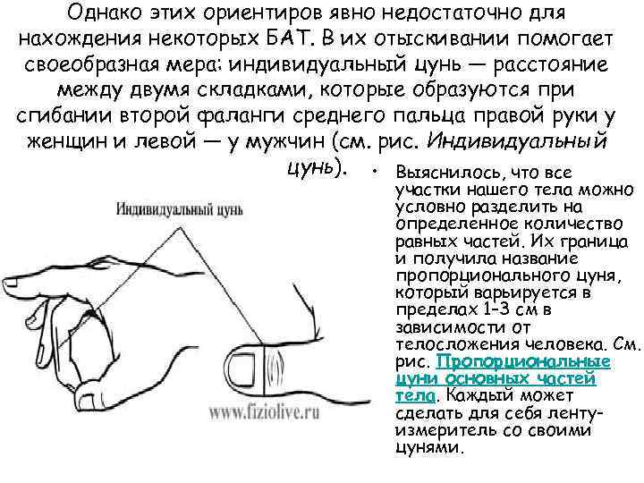 Однако этих ориентиров явно недостаточно для нахождения некоторых БАТ. В их отыскивании помогает своеобразная