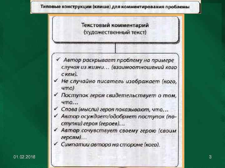 01. 02. 2018 Круглова И. А. 3 