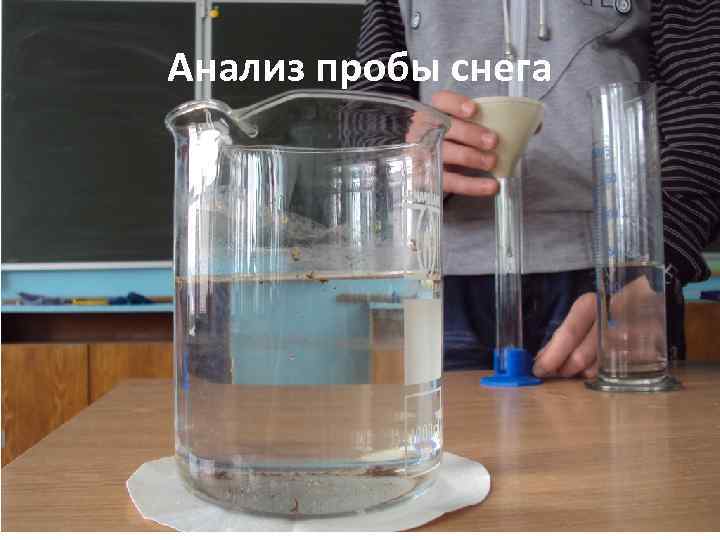 Анализ пробы снега 