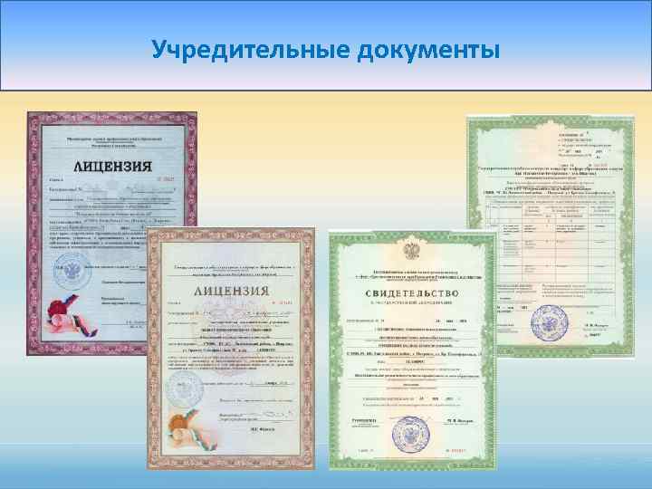 Учредительные документы 