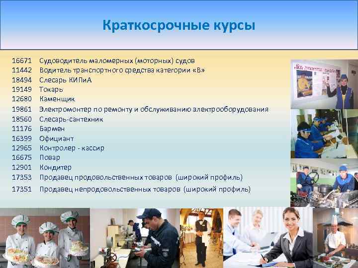 Краткосрочные курсы 16671 11442 18494 19149 12680 19861 18560 11176 16399 12965 16675 12901