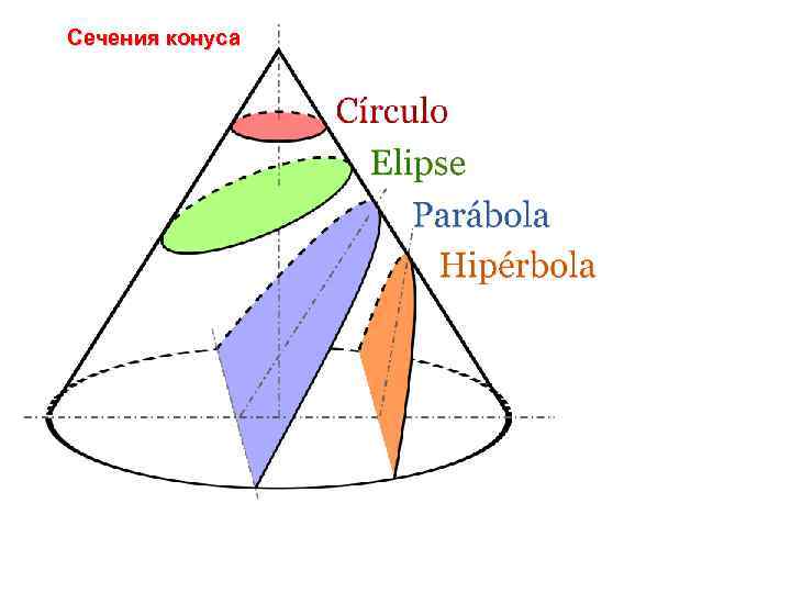 Сечения конуса 