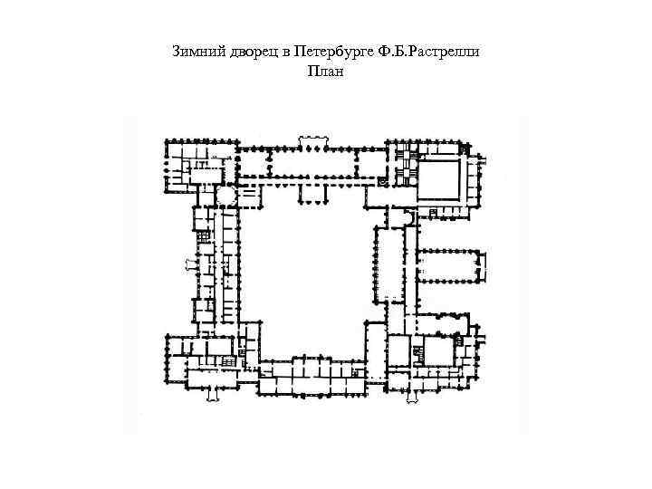 Чертежи зимнего дворца