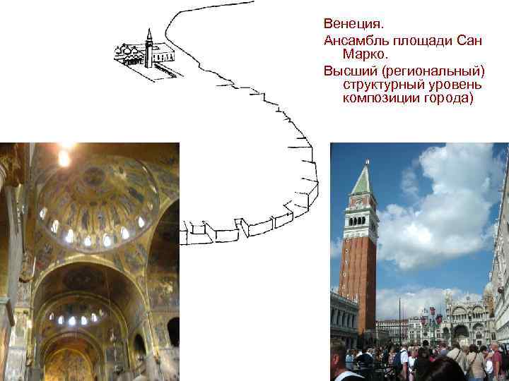 Венеция. Ансамбль площади Сан Марко. Высший (региональный) структурный уровень композиции города) 