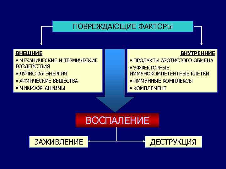 ПОВРЕЖДАЮЩИЕ ФАКТОРЫ ВНЕШНИЕ • МЕХАНИЧЕСКИЕ И ТЕРМИЧЕСКИЕ ВОЗДЕЙСТВИЯ • ЛУЧИСТАЯ ЭНЕРГИЯ • ХИМИЧЕСКИЕ ВЕЩЕСТВА