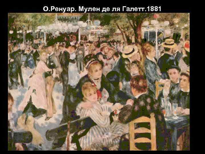 О. Ренуар. Мулен де ля Галетт. 1881 