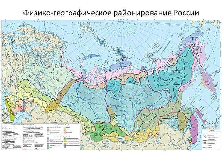 Физико-географическое районирование России 
