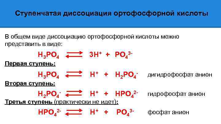 Гидроксид натрия электролитическая диссоциация. Уравнение диссоциации фосфорной кислоты h3po4. Уравнение ступенчатой диссоциации кислоты h3po3. Диссоциация ортофосфорной кислоты. H3po4 уравнение диссоциации , Константа диссоциации.