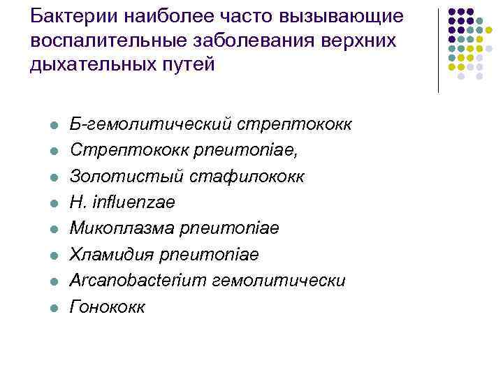 Заболевания верхних дыхательных путей у детей презентация