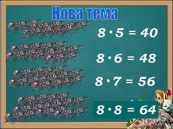 8 5 = 40 8 6 = 48 8 7 = 56 8 8