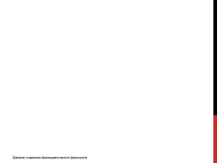 Дневное отделение фармацевтического факультета 