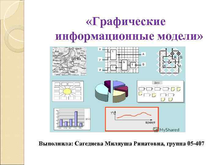  «Графические информационные модели» Выполнила: Сагедиева Миляуша Ринатовна, группа 05 -407 