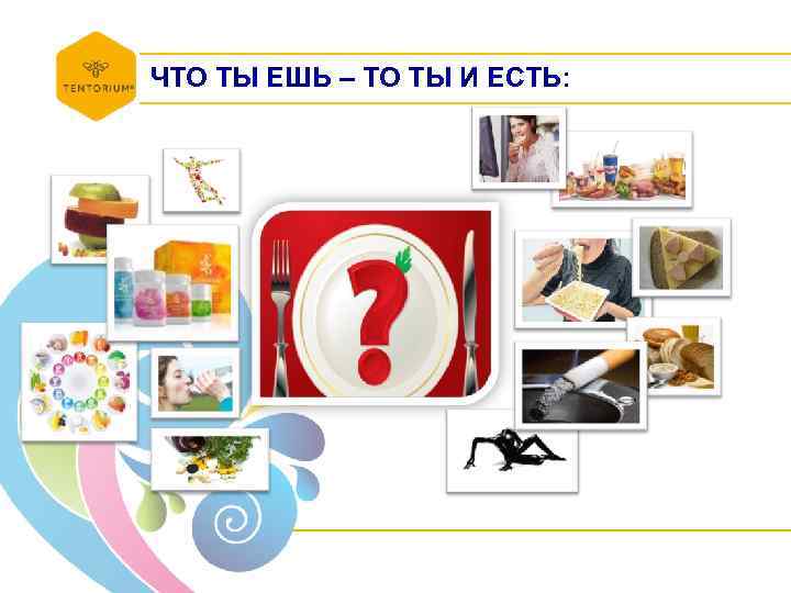 ЧТО ТЫ ЕШЬ – ТО ТЫ И ЕСТЬ: 