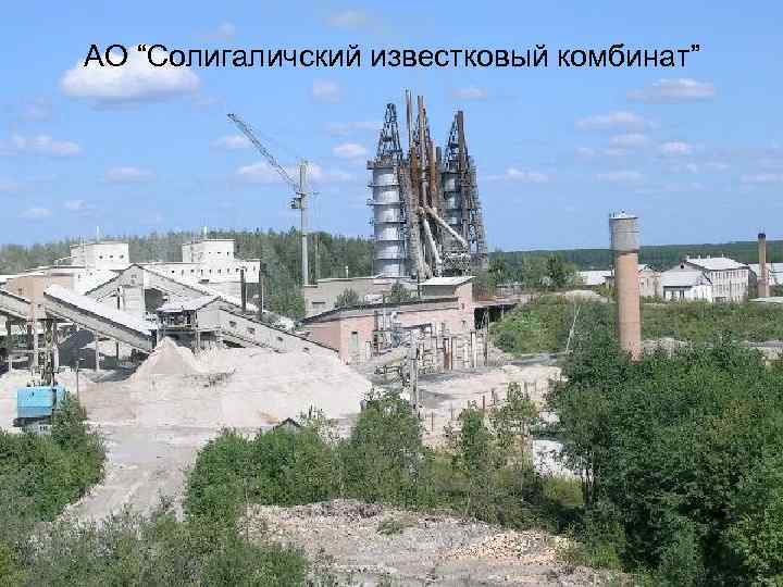 АО “Солигаличский известковый комбинат” 