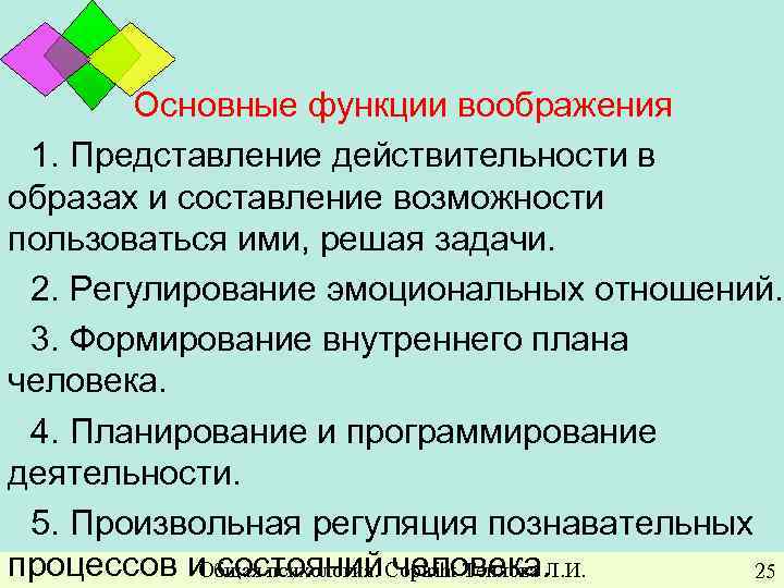 Возможность составлять. Анализ функций воображения примеры. Регулятивная функция воображения. Прагматическая функция воображения. Программирующая функция воображения.