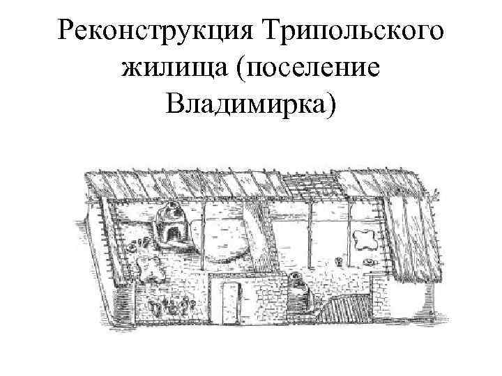 Реконструкция Трипольского жилища (поселение Владимирка) 