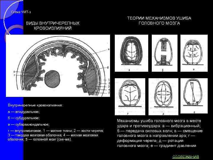 Внутричерепная травма карта вызова