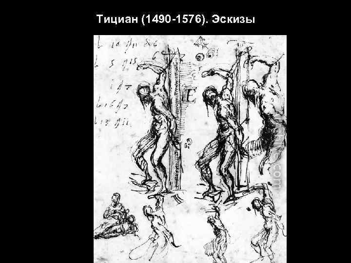 Тициан (1490 -1576). Эскизы 