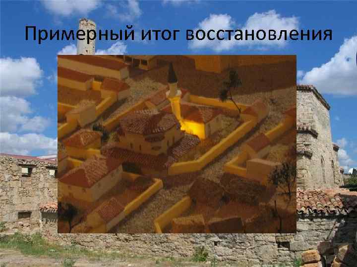 Примерный итог восстановления 