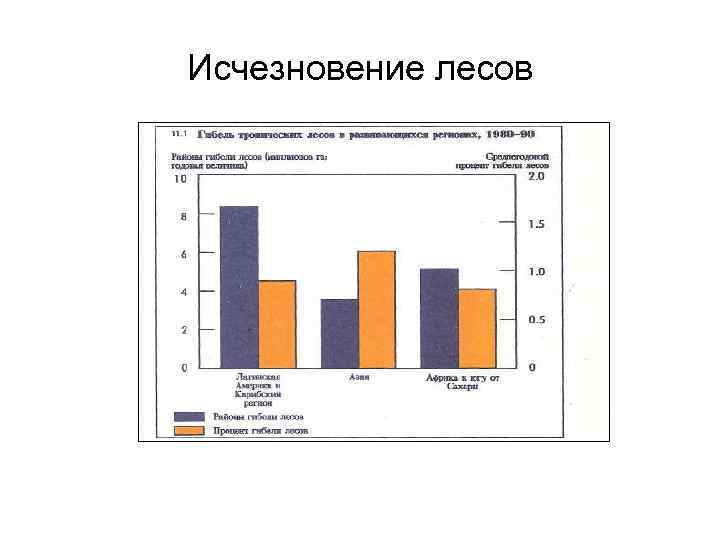 Исчезновение лесов 