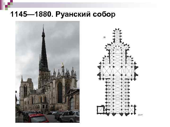 1145— 1880. Руанский собор 