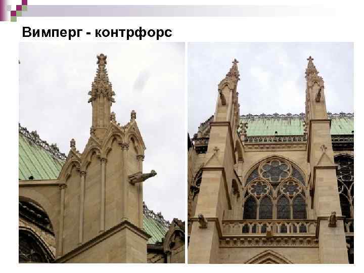 Вимперг - контрфорс 