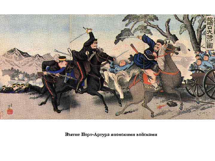 Взятие Порт-Артура японскими войсками 
